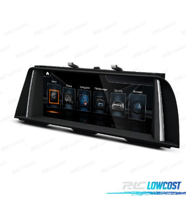 AUTORADIO GPS ANDROID 12 POUR BMW F10 F11 13- SYSTÈME NBT