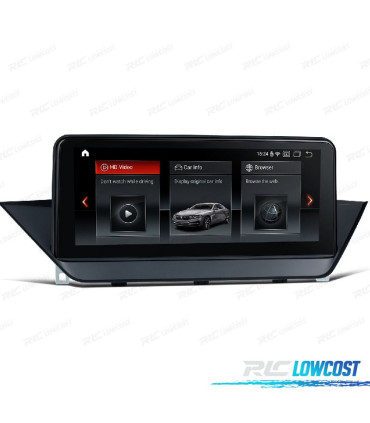 AUTORADIO GPS ANDROID 10 POUR BMW X1 E84 09-15 A