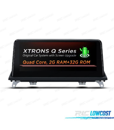 AUTORADIO GPS ANDROID 12 POUR BMW X5 E70 07-10 X6 E71 07-10 AVEC SISTÈME CCC