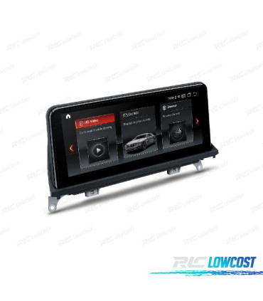 AUTORADIO GPS ANDROID 12 POUR BMW X5 E70 07-10 X6 E71 07-10 AVEC SISTÈME CCC