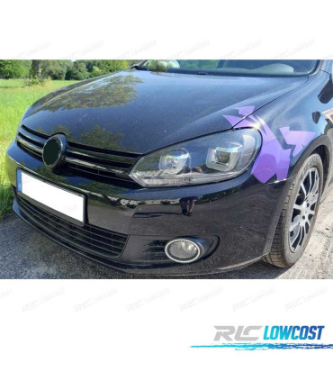 PHARES POUR VOLKSWAGEN VW GOLF VI LIMOUSINE 08-12 FULL LED DYNAMIQUE ANGEL EYES