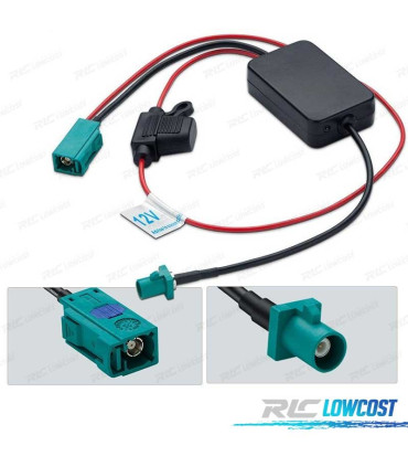 AMPLIFICATEUR DE SIGNAL RADIO AMFM AVEC CONNECTEUR FAKRA II