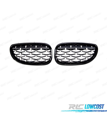CALANDRES BMW E60 E61 03-10 DIAMANT NOIR