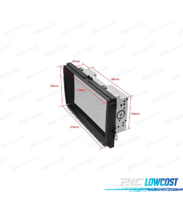 AUTORADIO 9" GPS ANDROID 14 VOLKSWAGEN VW POUR SKODA SEAT