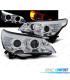 PHARES BMW E60 03-07 ANGEL EYES CCFL FOND CHROME