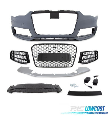PARE CHOCS FRONTAL AUDI A5 8T 12-16 LOOK RS5 PDC + LIP SPOILER FRONTAL