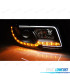 PHARES AUDI A4 00-04 LED TUBES LUMIÈRE NOIRS
