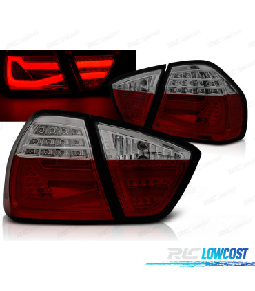 FEUX ARRIÈRE BMW E90 LIMOUSINE 05-08 LED ROUGE FUMÉ