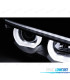 PHARES BMW E38 94-01 ANGEL EYES LED NOIR