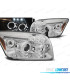 PHARES POUR DODGE CALIBER 06-12 ANGEL EYES LED CHROMÉ