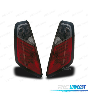 FEUX ARRIÈRE POUR FIAT GRANDE PUNTO 05-08 LED ROUGE FUMÉ