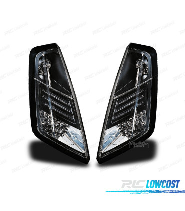 FEUX ARRIÈRE POUR FIAT GRANDE PUNTO 05-08 LED NOIR