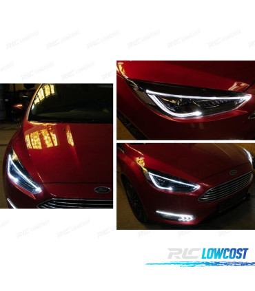PHARES FORD FOCUS MK3 15-17 LED DYNAMIQUE