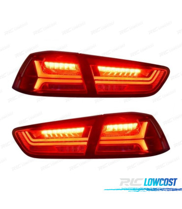 FEUX ARRIÈRE MITSUBISHI LANCER 07-17 FULL LED DYNAMIQUES