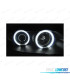 PHARES POUR OPEL ASTRA G 97-04 ANGEL EYES CCFL BLACK
