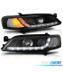 PHARES  POUR OPEL VECTRA B 96-98 DAYLIGHT LED NOIR