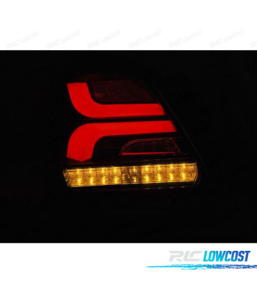 FEUX ARRIÈRE POUR SUZUKI SWIFT 17- LED BAR DYNAMIQUES ROUGE BLANC