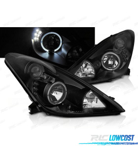 PHARES POUR TOYOTA CELICA T23 99-05 ANGEL EYES NOIR