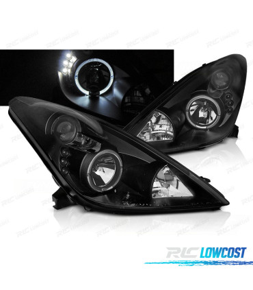 PHARES TOYOTA CELICA T23 99-05 ANGEL EYES NOIR