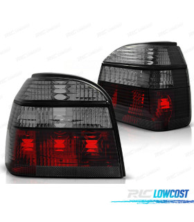 FEUX ARRIÈRE VOLKSWAGEN VW GOLF 3 91-97 ROUGE FUMÉ