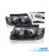 PHARES POUR VOLKSWAGEN VW PASSAT 3B 96-00 ANGEL EYES NOIR