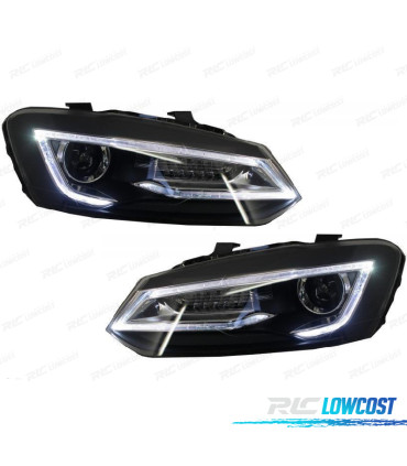 PHARES VOLKSWAGEN VW POLO 6R 09-17 LED LIGHT BAR DEVIL EYES