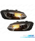 PHARES VOLKSWAGEN VW POLO 6R 09-17 LED LIGHT BAR DEVIL EYES