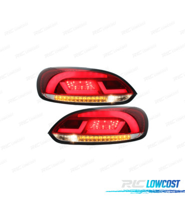 FEUX ARRIÈRE VOLKSWAGEN VW SCIROCCO III 08-14 LITEC ROUGE CLAIR