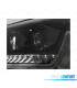 PHARES VW T5 GP 09-14 DRL + CLIGNOTANTS LED DYNAMIQUES NOIR PIANO