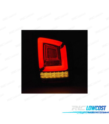 FEUX ARRIÈRE POUR VOLKSWAGEN VW T5 10-15 FULL LED DYNAMIQUE NOIR