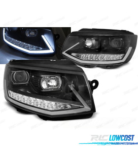PHARES POUR VOLKSWAGEN VW T6 15-19 TUBE LIGHT LED DRL CLIGNOTANT LED DYNAMIQUE