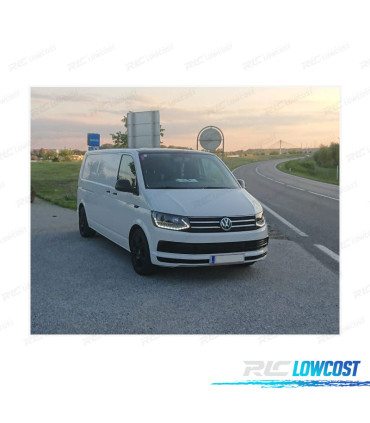 PHARES VW T6 15-19  DRL + CLIGNOTANTS LED DYNAMIQUES NOIR