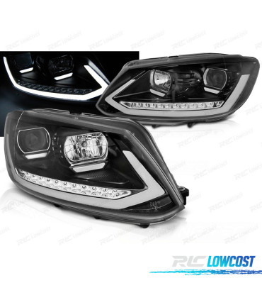 PHARES POUR VOLKSWAGEN VW TOURAN II S 10-15 TRU DRL CLIGNOTANTS LED DYNAMIQUES
