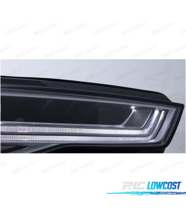 PHARES AUDI A6 4G C7 FACELIFT 15-18 MATRIX DESIGN CLIGNOTANT LED DINAMIQUES