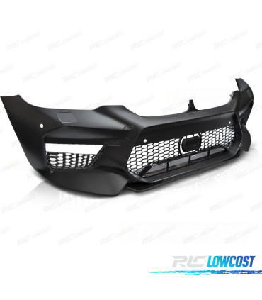 PARE CHOCS FRONTAL BMW G30 G31 17-19 LOOK M5 PDC + SPOILER LIP