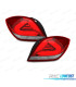 FEUX ARRIÈRE OPEL ASTRA H GTC 05-10 CARDNA LED ROUGE ARGENT TRANSPARENT