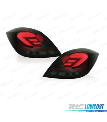 FEUX ARRIÈRE OPEL ASTRA H 5P 05-10 CARDNA FULL LED NOIR FUMÉ