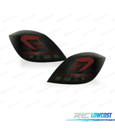 FEUX ARRIÈRE POUR OPEL ASTRA 05-10 CARDNA FULL LED NOIR FUMÉ