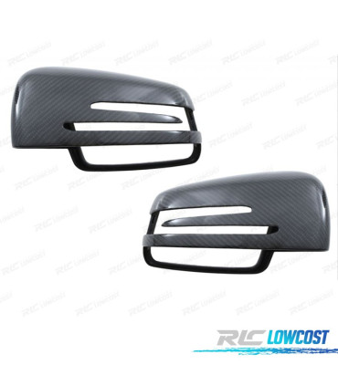 COQUES RETROVISEURS CARBONE MERCEDES CLASSE A W176 B W246 C W204 E W212 S W221 CLA C117 GLK X204 GLA X156 06-18