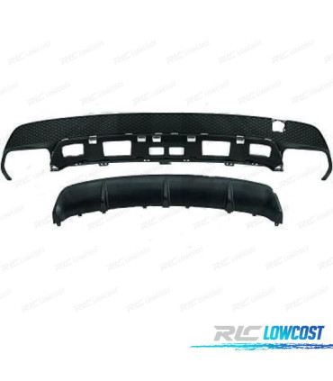 DIFFUSEUR MERCEDES CLA C117 DOUBLE SORTIE LOOK AMG CLA45