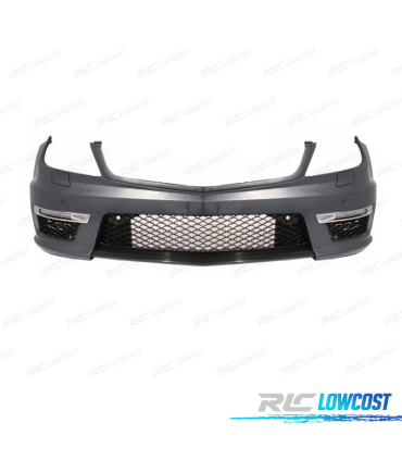 PARE CHOCS FRONTAL MERCEDES CLASSE C W204 11-14 LOOK AMG C63 AVEC PDC SRA