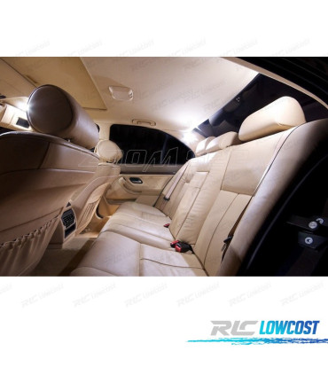 KIT 19 AMPOULES LED INTÉRIEUR BMW E39 5 SÉRIE BERLINE 520I 535I 525I 528I 530I 540I M5 96-03