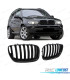CALANDRES BMW X5 E53 LCI 04-06 NOIR BRILLANT LOOK M PERFORMANCE