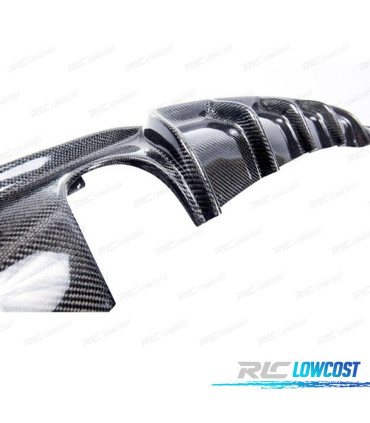 DÉFLECTEUR BMW F30 F31 LOOK M PERFORMANCE CARBONE DOUBLE SORTIE