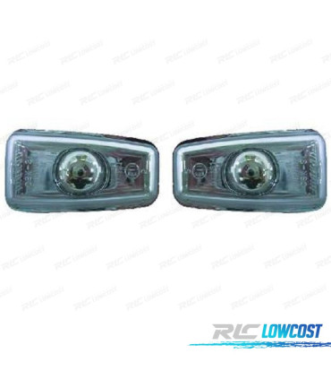 CLIGNOTANTS LATÉRAUX CITROËN SAXO PEUGEOT 106 306 VERRE CLAIR CHROMÉ