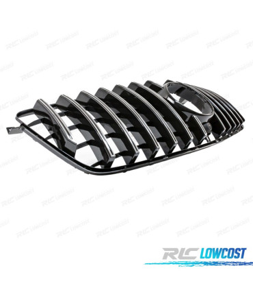 CALANDRE MERCEDES GL X166 12-15 LOOK AMG GT NOIR CHROMÉ