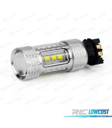 AMPOULE DAYLIGHTS PW24W OU PYW24W 80W 16SMD CANBUS