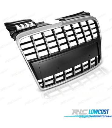 CALANDRE AUDI A4 B7 04-07 LOOK S LINE CHROMÉ