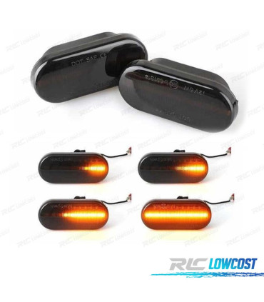 CLIGNOTANTS LATÉRAUX NISSAN OPEL MOVANO VIVARO RENAULT CLIO MEGANE TWINGO SCENIC LED DYNAMIQUES FUMÉ