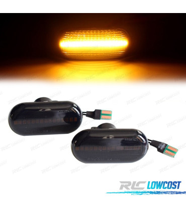 CLIGNOTANTS LATÉRAUX NISSAN OPEL MOVANO VIVARO RENAULT CLIO MEGANE TWINGO SCENIC LED DYNAMIQUES FUMÉ